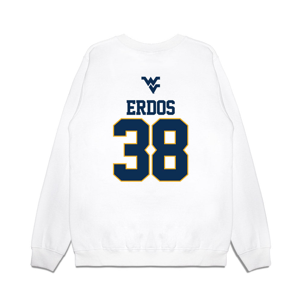 West Virginia - NCAA Baseball : Creed Erdos - USA Raglan Premium Crewneck Sweatshirt-1