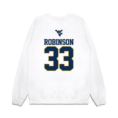 West Virginia - NCAA Baseball : Brayden Robinson - USA Raglan Premium Crewneck Sweatshirt-1