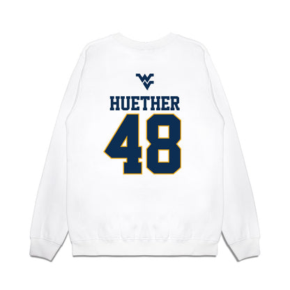 West Virginia - NCAA Baseball : JT Huether - USA Raglan Premium Crewneck Sweatshirt-1