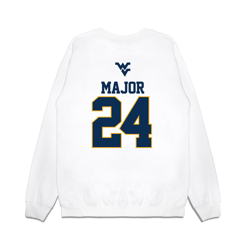 West Virginia - NCAA Baseball : Aidan Major - USA Raglan Premium Crewneck Sweatshirt-1
