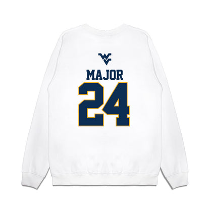 West Virginia - NCAA Baseball : Aidan Major - USA Raglan Premium Crewneck Sweatshirt-1