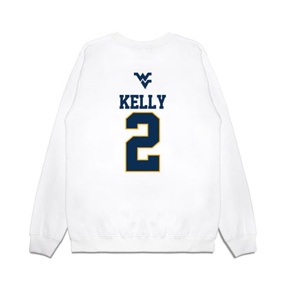 West Virginia - NCAA Baseball : Gavin Kelly - USA Raglan Premium Crewneck Sweatshirt-1