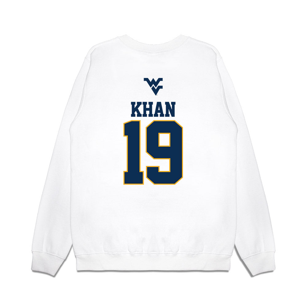 West Virginia - NCAA Baseball : Alex Khan - USA Raglan Premium Crewneck Sweatshirt-1