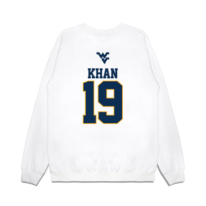West Virginia - NCAA Baseball : Alex Khan - USA Raglan Premium Crewneck Sweatshirt-1