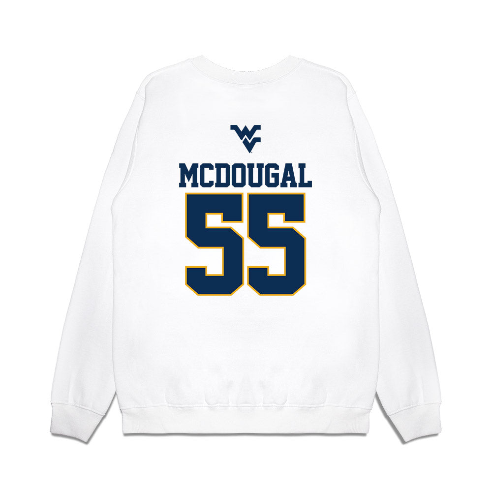 West Virginia - NCAA Baseball : Ben McDougal - USA Raglan Premium Crewneck Sweatshirt-1