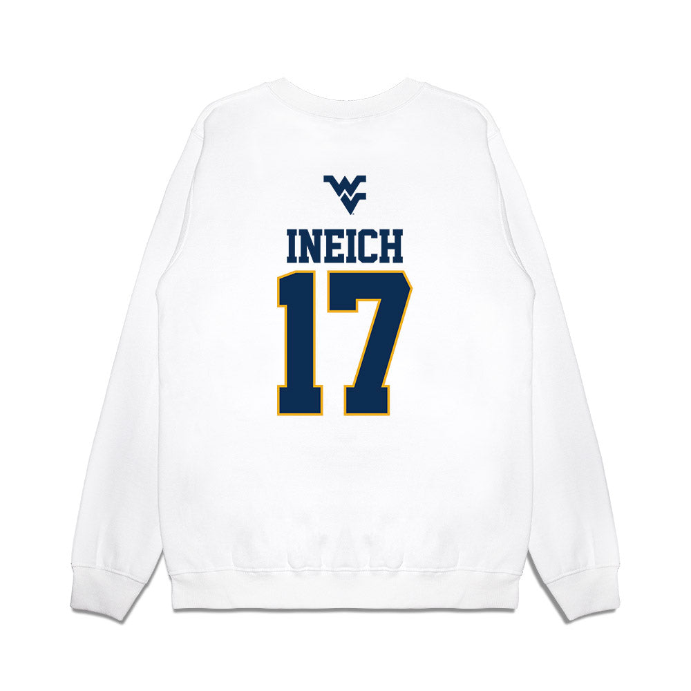 West Virginia - NCAA Baseball : Matt Ineich - USA Raglan Premium Crewneck Sweatshirt-1