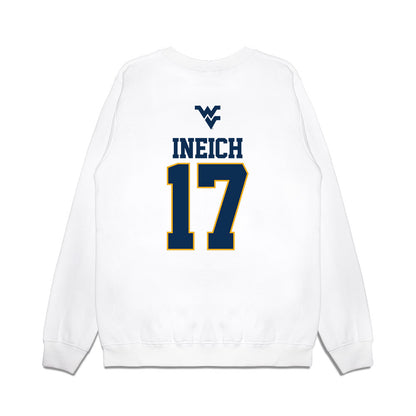 West Virginia - NCAA Baseball : Matt Ineich - USA Raglan Premium Crewneck Sweatshirt-1