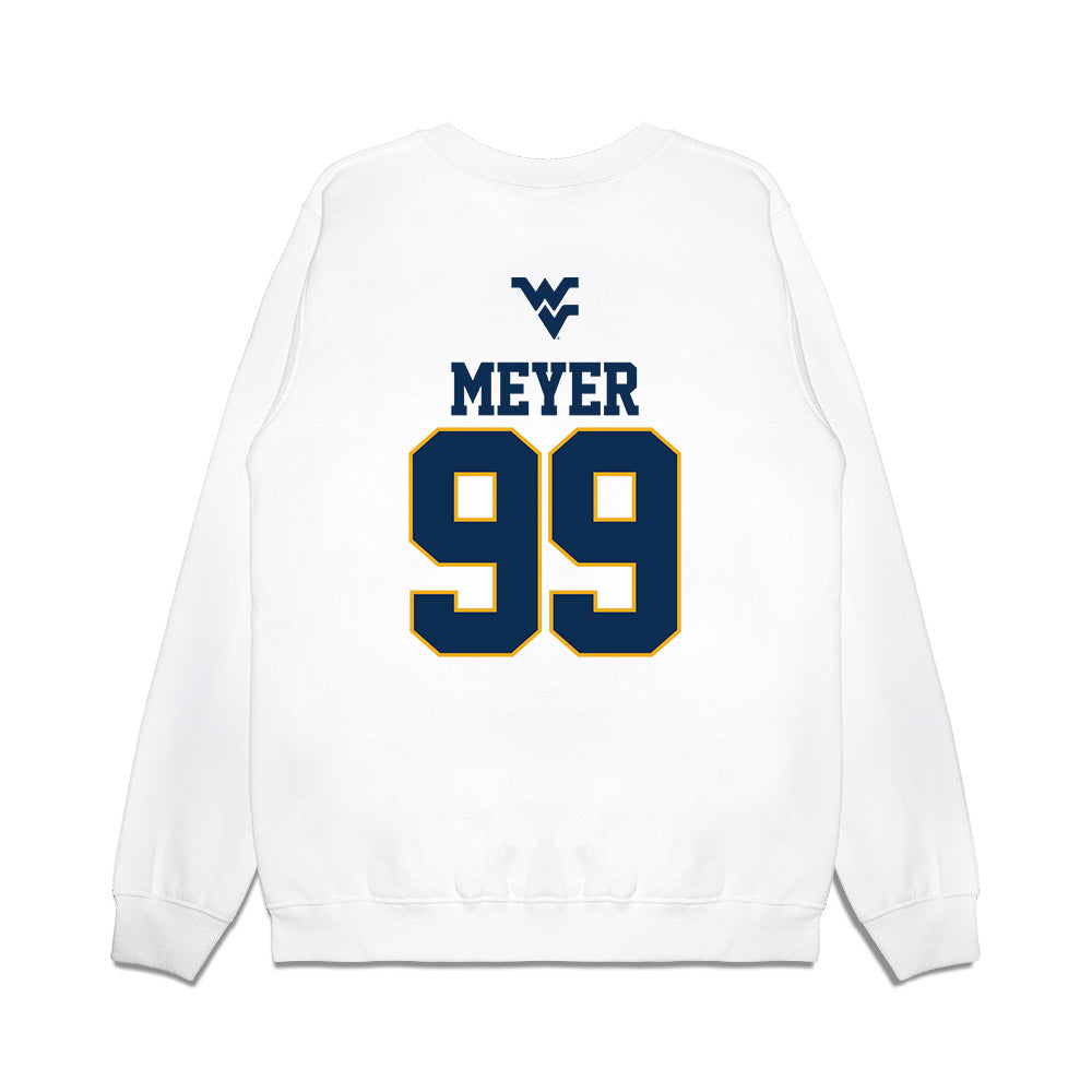 West Virginia - NCAA Baseball : Chase Meyer - USA Raglan Premium Crewneck Sweatshirt-1