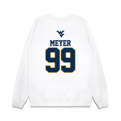 West Virginia - NCAA Baseball : Chase Meyer - USA Raglan Premium Crewneck Sweatshirt-1