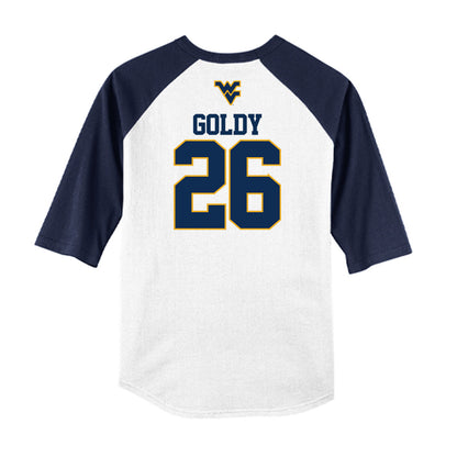 West Virginia - NCAA Baseball : Sean Goldy - USA Raglan Raglan Shirt-1