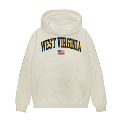 West Virginia - NCAA Baseball : Joshua Surigao - USA Raglan Premium Hooded Sweatshirt-0