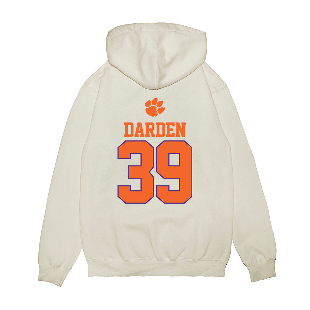 Clemson - NCAA Baseball : Ethan Darden - USA Raglan Premium Hooded Sweatshirt-1