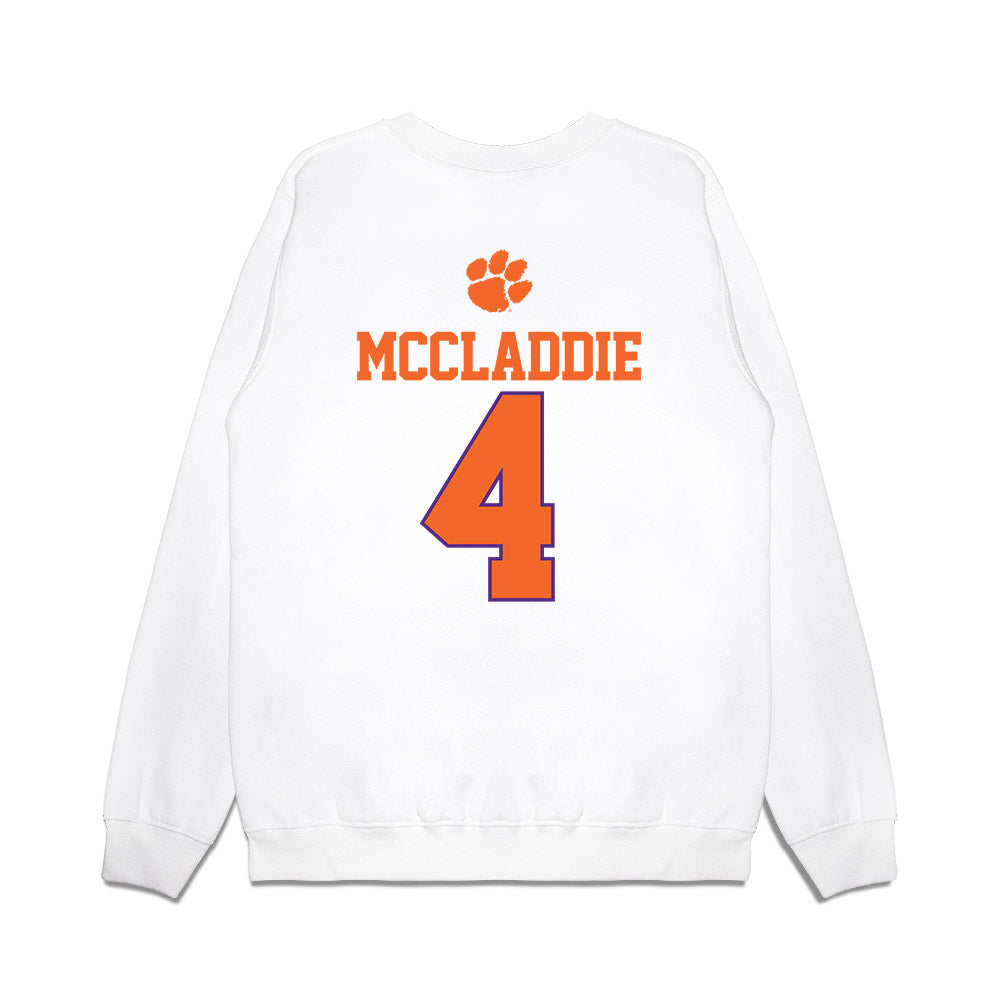 Clemson - NCAA Baseball : Tryston McCladdie - USA Raglan Premium Crewneck Sweatshirt-1