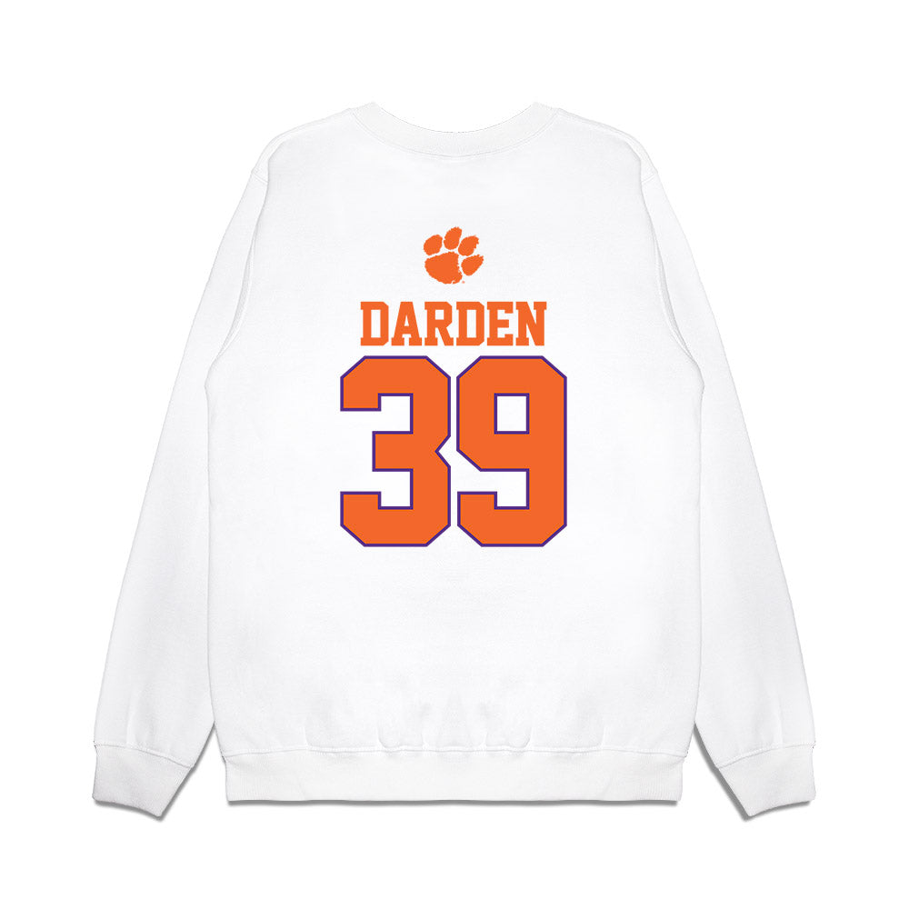 Clemson - NCAA Baseball : Ethan Darden - USA Raglan Premium Crewneck Sweatshirt-1