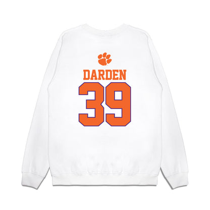 Clemson - NCAA Baseball : Ethan Darden - USA Raglan Premium Crewneck Sweatshirt-1