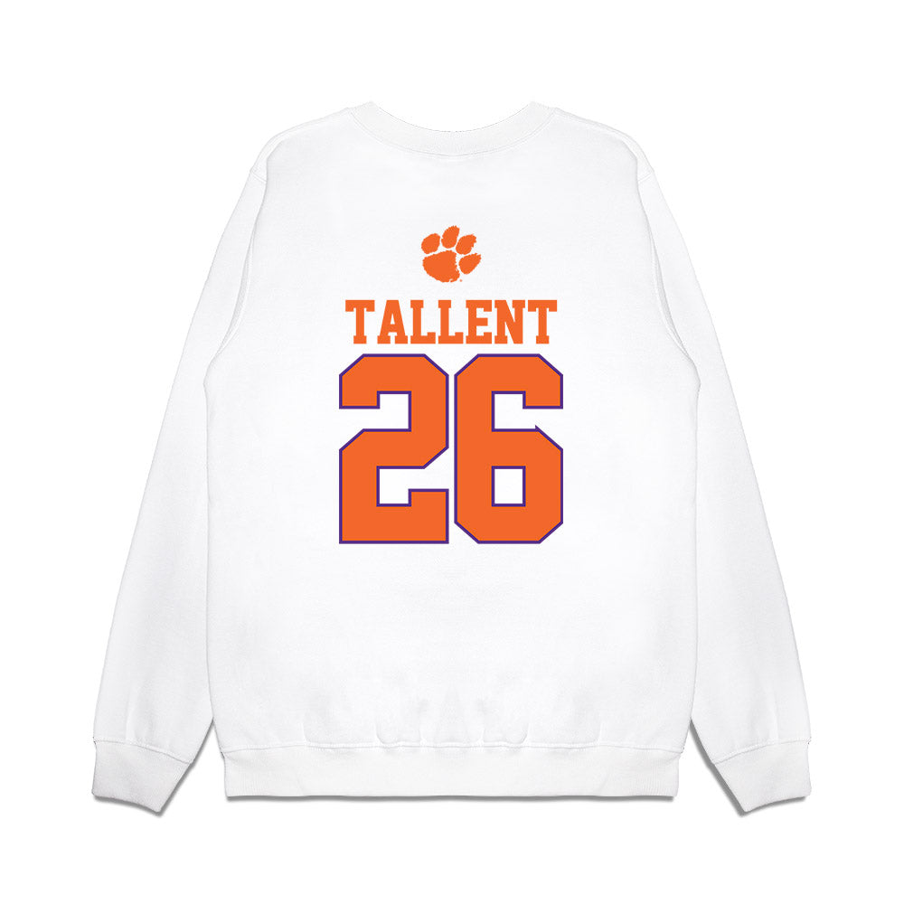 Clemson - NCAA Baseball : Casey Tallent - USA Raglan Premium Crewneck Sweatshirt-1