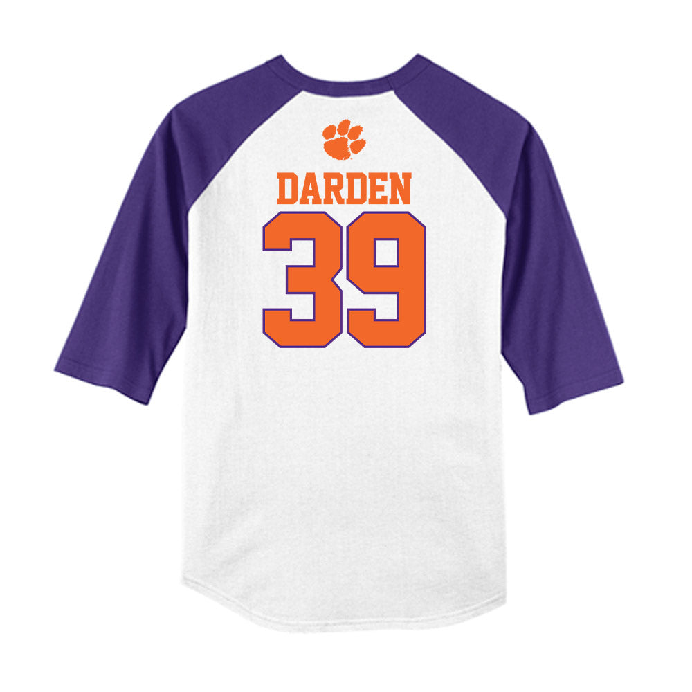 Clemson - NCAA Baseball : Ethan Darden - USA Raglan Raglan Shirt-1