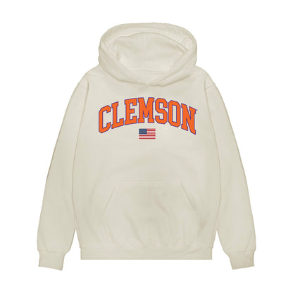Clemson - NCAA Baseball : Casey Tallent - USA Raglan Premium Hooded Sweatshirt-0