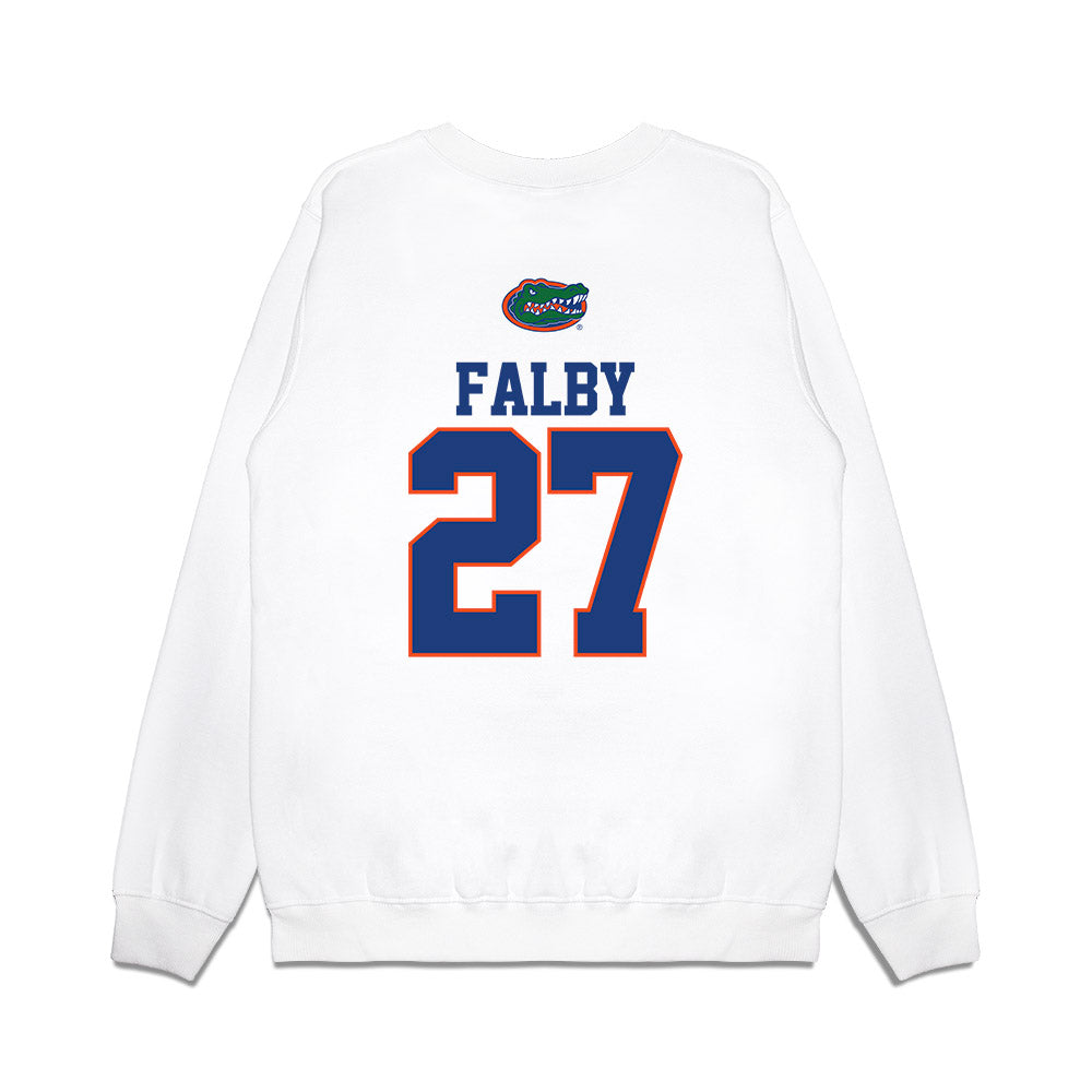 Florida - NCAA Softball : Kendra Falby - USA Premium Crewneck Sweatshirt-1