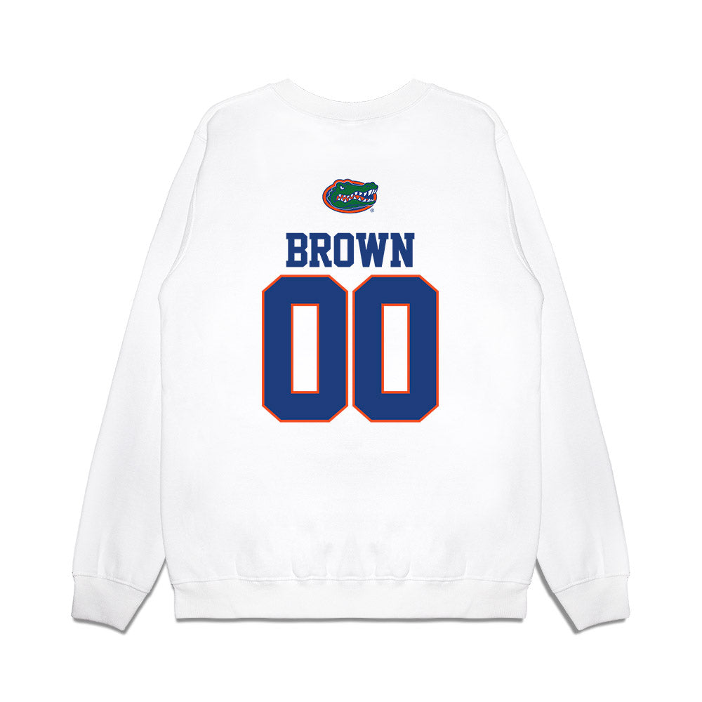Florida - NCAA Softball : Ava Brown - USA Premium Crewneck Sweatshirt-1