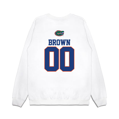 Florida - NCAA Softball : Ava Brown - USA Premium Crewneck Sweatshirt-1