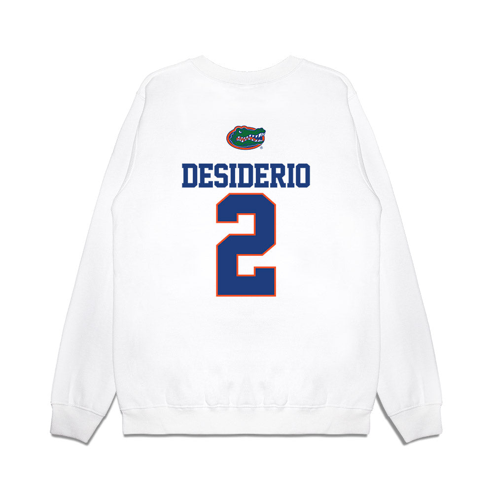Florida - NCAA Softball : Giulia Desiderio - USA Premium Crewneck Sweatshirt-1