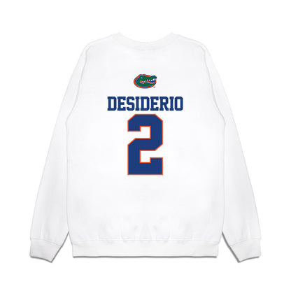 Florida - NCAA Softball : Giulia Desiderio - USA Premium Crewneck Sweatshirt-1
