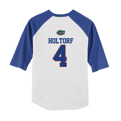 Florida - NCAA Softball : Rylee Holtorf - USA Youth Raglan T-Shirt-1