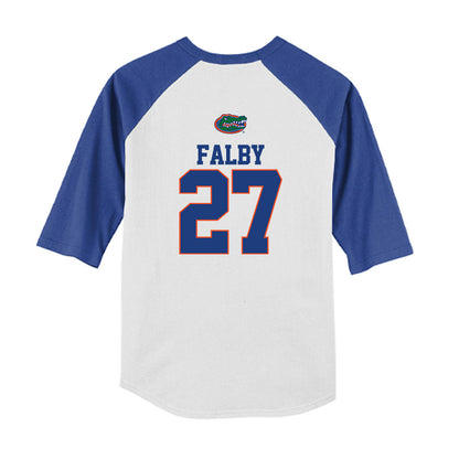 Florida - NCAA Softball : Kendra Falby - USA Youth Raglan T-Shirt-1