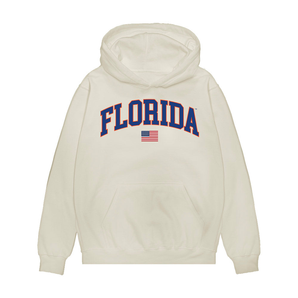 Florida - NCAA Softball : Kenleigh Cahalan - USA Premium Hooded Sweatshirt-0