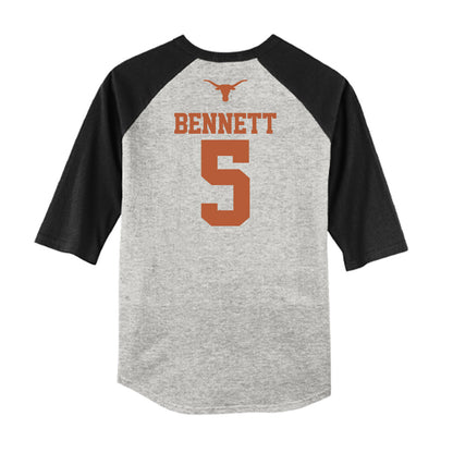 Texas - NCAA Softball : Kaydee Bennett - USA Raglan Shirt-1