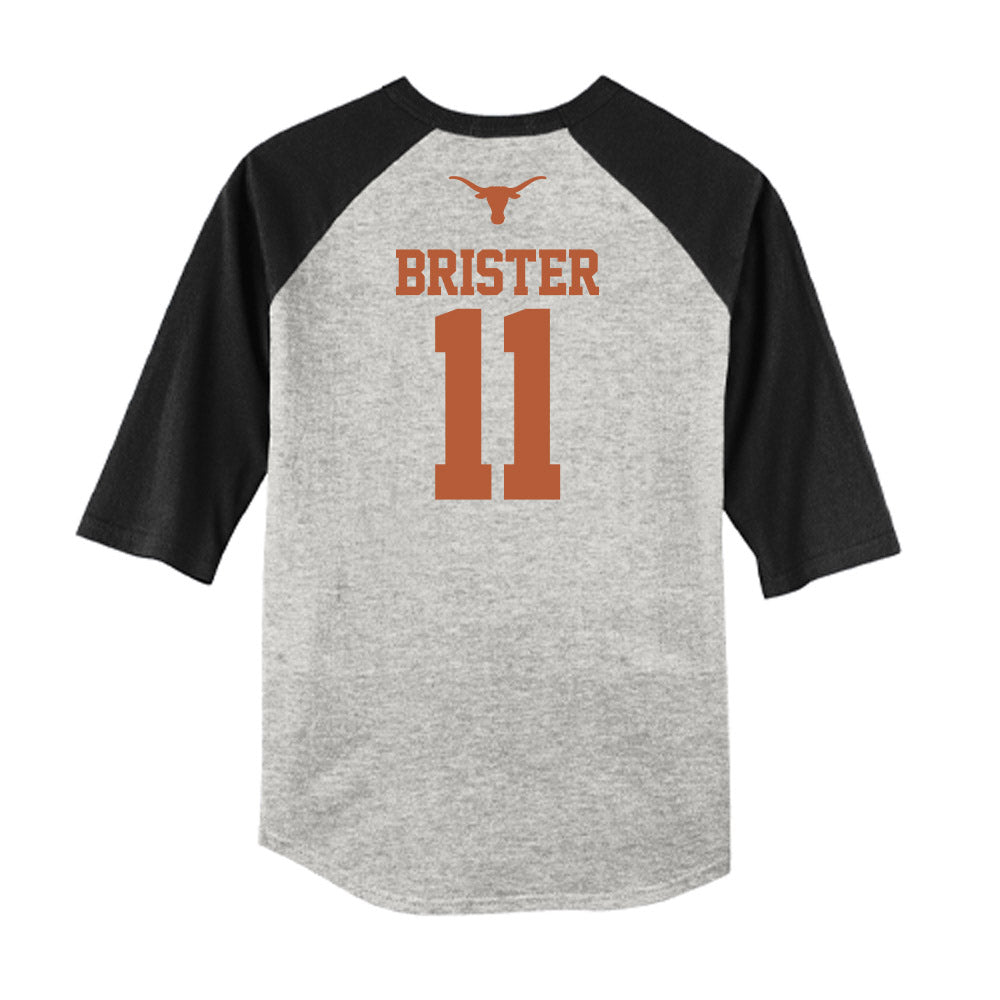 Texas - NCAA Softball : Shylien Brister - USA Raglan Shirt-1