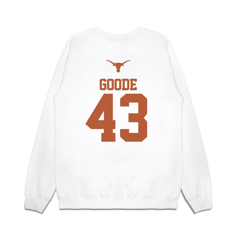 Texas - NCAA Softball : Leighann Goode - USA Premium Crewneck Sweatshirt-1