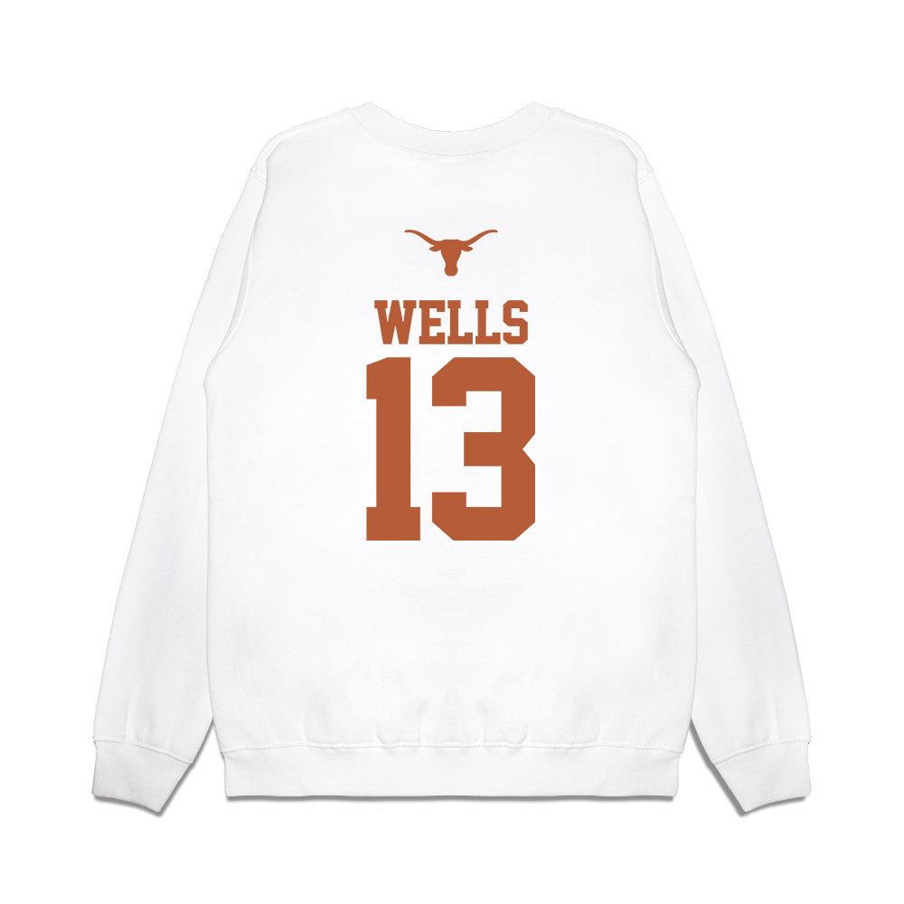 Texas - NCAA Softball : Hannah Wells - USA Premium Crewneck Sweatshirt-1