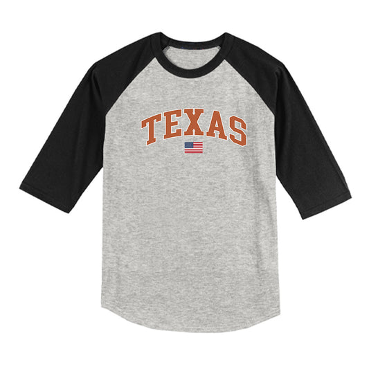 Texas - NCAA Softball : Kaydee Bennett - USA Raglan Shirt-0