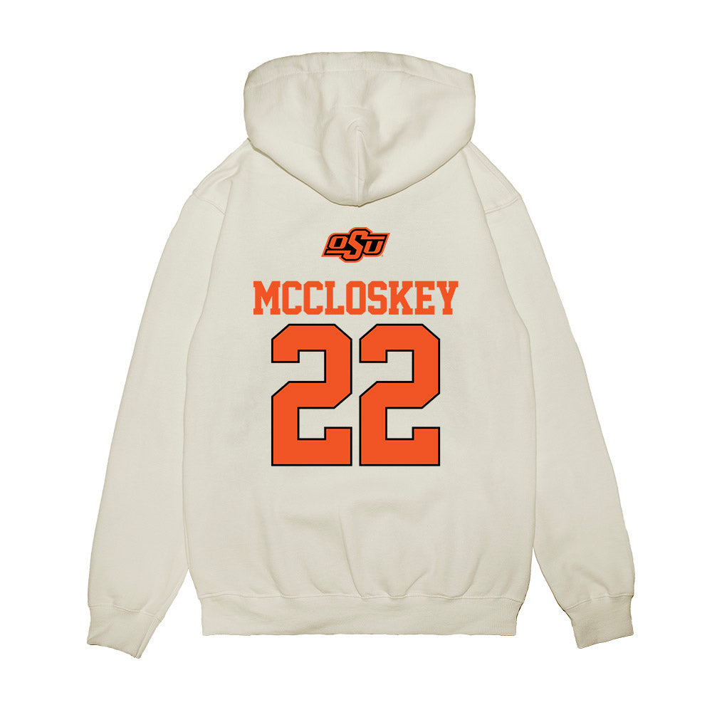 Oklahoma State - NCAA Softball : Elle Mccloskey - USA Premium Hooded Sweatshirt-1