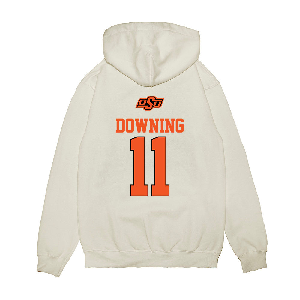 Oklahoma State - NCAA Softball : Preslee Downing - USA Premium Hooded Sweatshirt-1