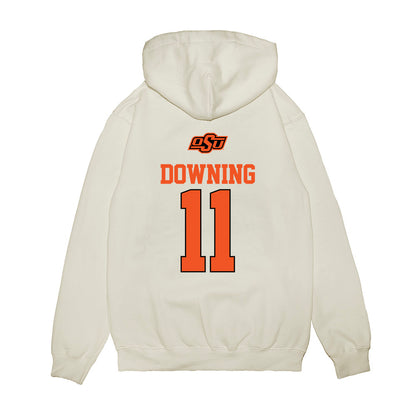 Oklahoma State - NCAA Softball : Preslee Downing - USA Premium Hooded Sweatshirt-1