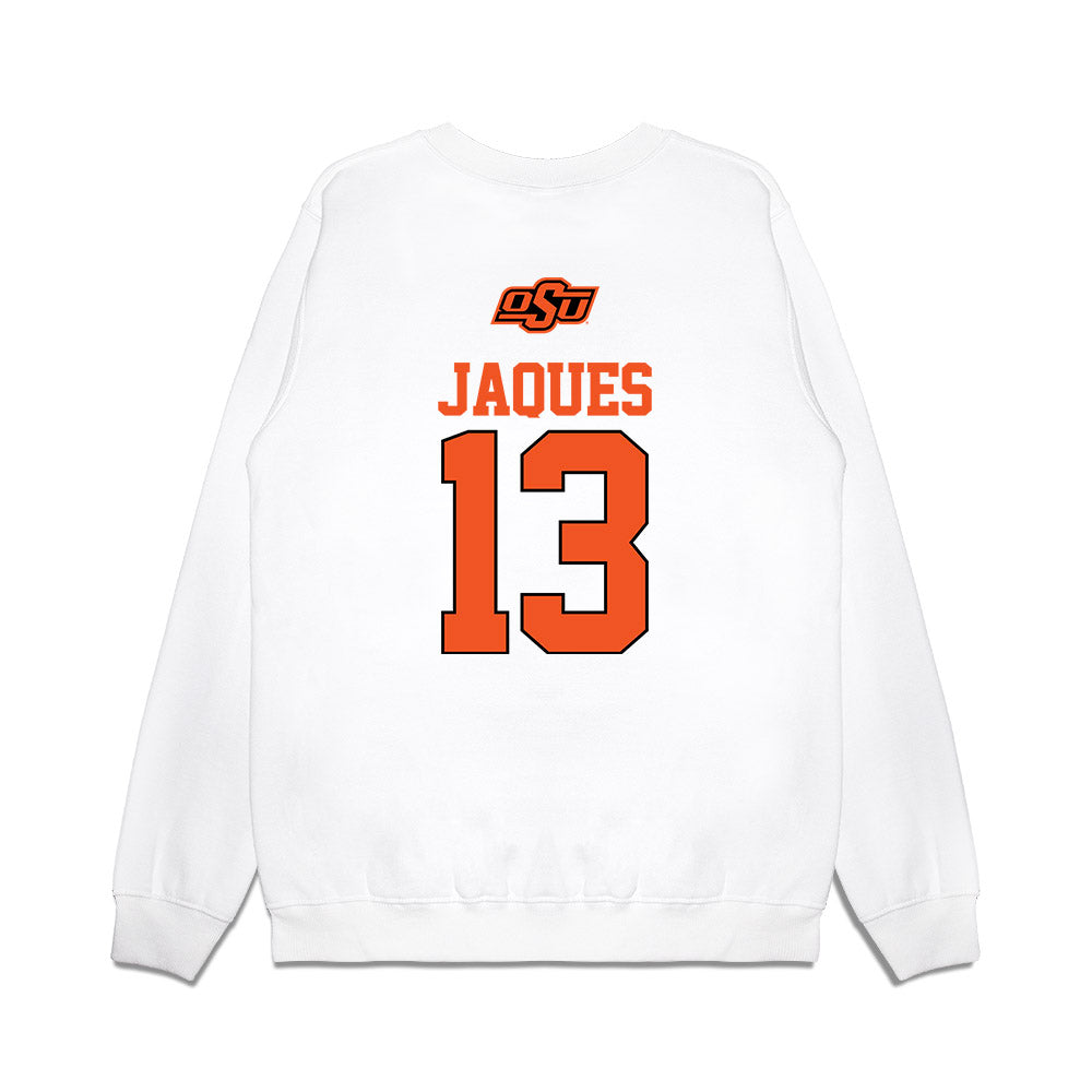 Oklahoma State - NCAA Softball : Libby Jaques - USA Premium Crewneck Sweatshirt-1