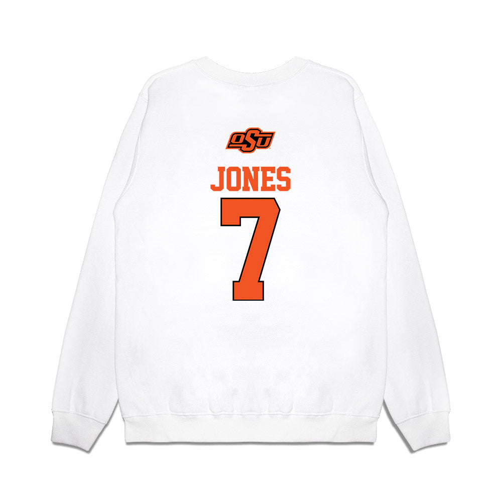 Oklahoma State - NCAA Softball : Aubrey Jones - USA Premium Crewneck Sweatshirt-1