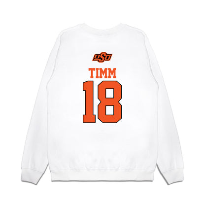 Oklahoma State - NCAA Softball : Claire Timm - USA Premium Crewneck Sweatshirt-1
