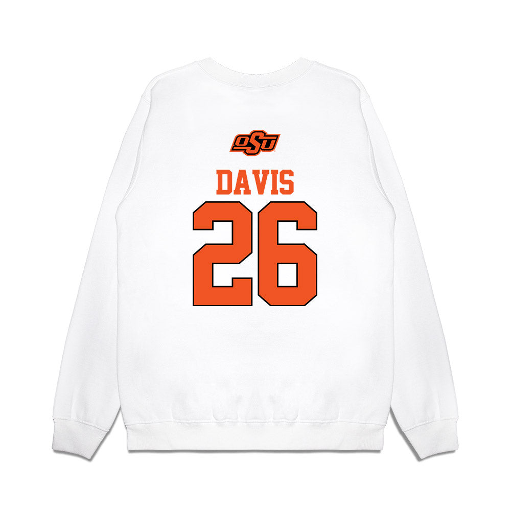 Oklahoma State - NCAA Softball : Rosie Davis - USA Premium Crewneck Sweatshirt-1