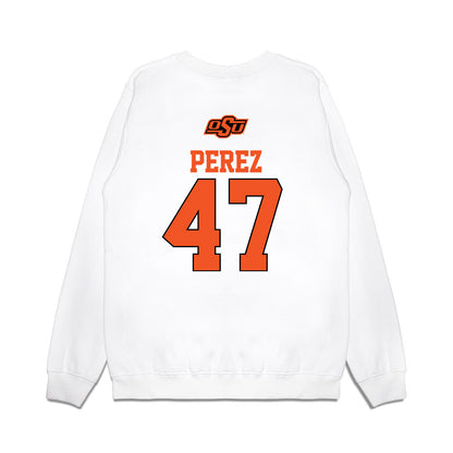 Oklahoma State - NCAA Softball : Lena Perez - USA Premium Crewneck Sweatshirt-1