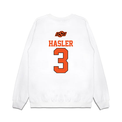 Oklahoma State - NCAA Softball : Amanda Hasler - USA Premium Crewneck Sweatshirt-1