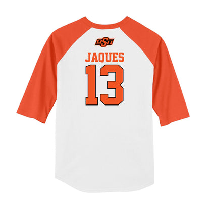 Oklahoma State - NCAA Softball : Libby Jaques - USA Raglan Shirt-1