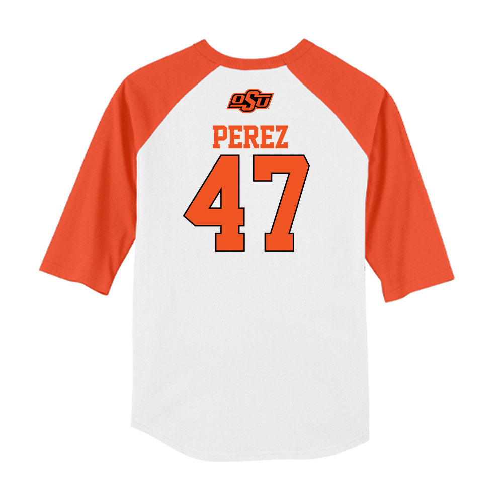 Oklahoma State - NCAA Softball : Lena Perez - USA Raglan Shirt-1