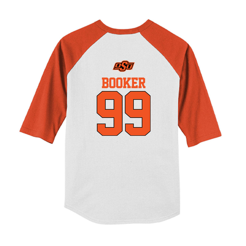 Oklahoma State - NCAA Softball : Kaya Booker - USA Youth Raglan T-Shirt-1