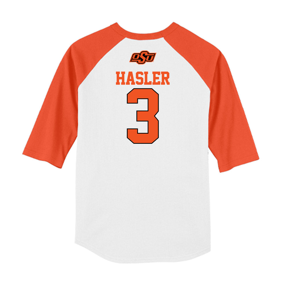 Oklahoma State - NCAA Softball : Amanda Hasler - USA Raglan Shirt-1