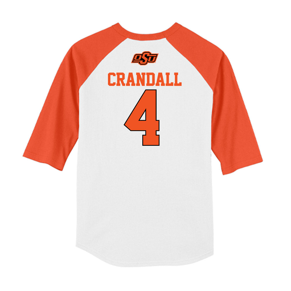 Oklahoma State - NCAA Softball : RyLee Crandall - USA Raglan Shirt-1