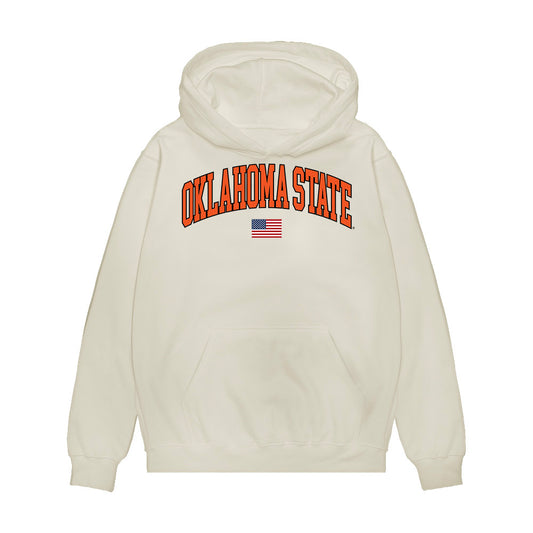Oklahoma State - NCAA Softball : Elle Mccloskey - USA Premium Hooded Sweatshirt-0